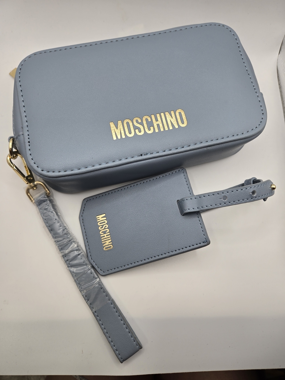 Moschino Blue Make Up Bag